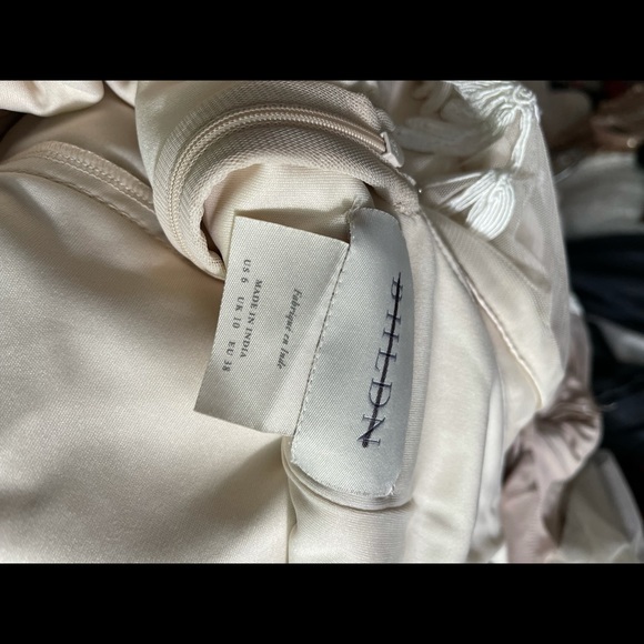 New BHLDN Bethany Bridesmaid Dress sz 6 - Oyster - Picture 7 of 8